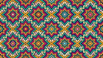 Seamless pattern with geometric shapes, abstract, background, texture, wallpaper, repeat, design, modern, colorful, graphic