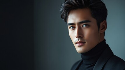 Fototapeta premium Portrait of a Handsome Man.