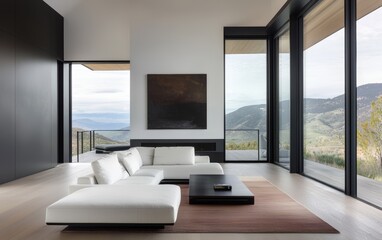 How can the thermostat s sleek design in the image be used to appeal to tech-savvy consumers who prioritize both style and functionality in their homes