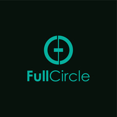 Full circle fc letters logo design vector best royalty free image editable 