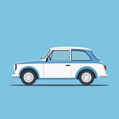 Fototapeta premium Vintage Car Side View