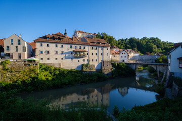Obraz premium Old Škofja Loka town in Slovenia
