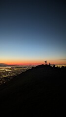 sunset in the summit