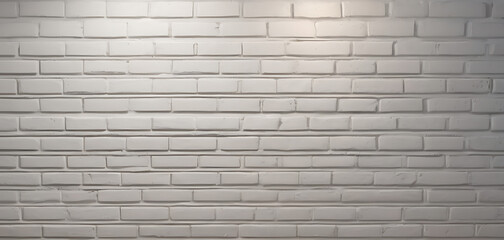 Obraz premium Brick wall background, white brick wall texture wallpaper