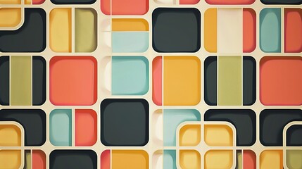 Abstract grid pattern wallpaper