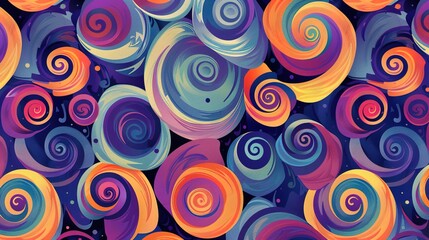 spiral pattern wallpaper