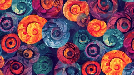 spiral pattern wallpaper