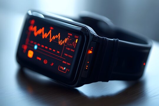 Futuristic Wearable Health Monitoring Device with Intuitive Data Analytics Interface