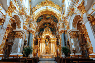 Fototapeta premium Baroque Interior