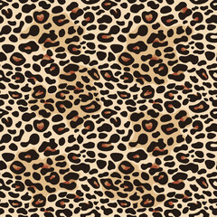 
animal leopard print vector pattern, modern stylish design with wild cat spots