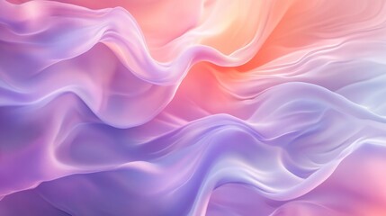 Obraz premium High-resolution close-up of an abstract background with flowing lines and soft, pastel colors, creating a serene and calming visual experience.