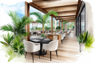 Obraz premium Interior Perspective