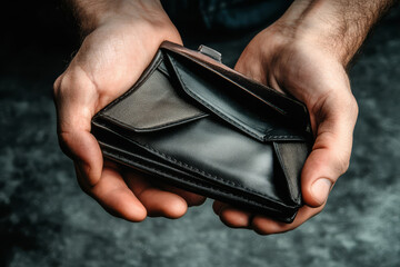 Premium Black Wallet, A Sleek Accessory for Men