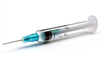 Fototapeta premium Close-Up of a Syringe with Needle for Healthcare Use