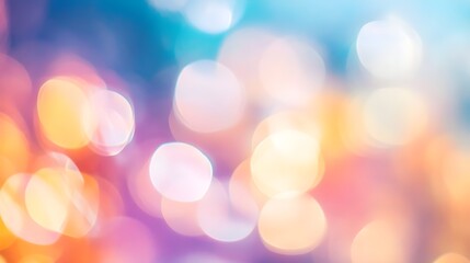 Obraz premium A dreamy, colorful blur of light hues providing an elegant backdrop for promotional materials.