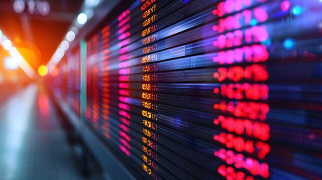 The Stock Market Investment Trading Chart Offers