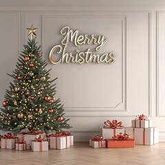 Merry christmas banner