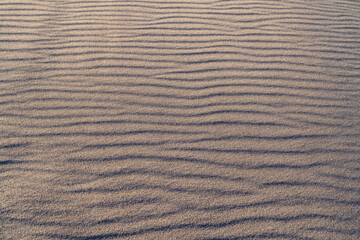 From above sand dune texture at Pheiffer beach in Big Sur California