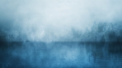 Fototapeta premium Abstract background with a foggy blue atmosphere.
