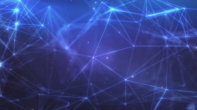 Retro Futuristic Plexus Connections 90s Waves Techno Background