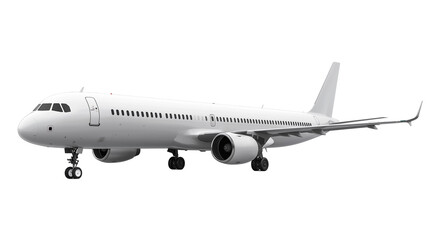 Obraz premium Large airplane isolated png.