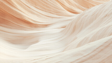 abstract desert landscape featuring smooth, weathered rock formations in soft, muted tones. The natural sunlight should cast gentle shadows across the rocks, highlighting their det