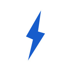 Vector illustration of electric lighting bolt, energy, spark, thunder