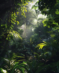 morning in the jungle