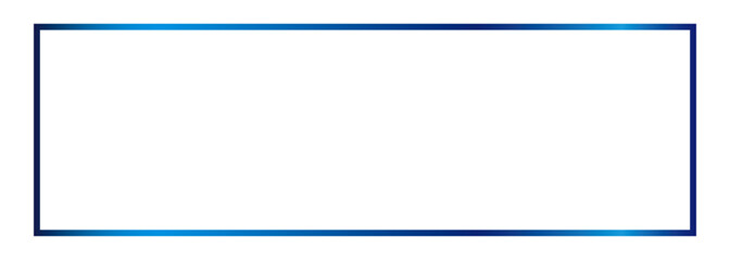 Glowing blue frame on transparent or white background. Modern and minimalist isolated vector illustration for digital, business, and web design.