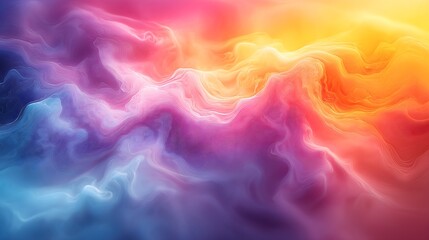 Fototapeta premium A Vibrant And Colorful Gradient Background Blending Smoothly, Colors Transition Seamlessly, Dynamic Flow, Desktop Background, Background Texture, Background Overlay