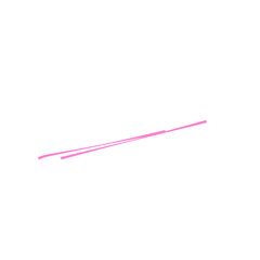 Pink Hand Drawn Pen Line