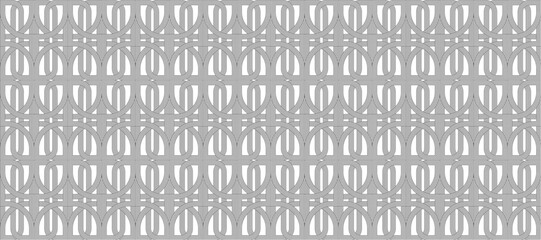 Geometric stripe balck white seamless pattern background