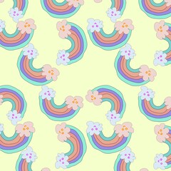 seamless pattern with birds