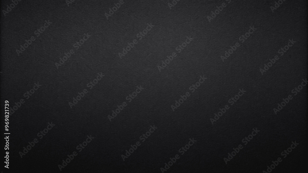 Wall mural solid matte black color background with a smooth texture