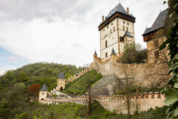 KARL&Scaron;TEJN old castle in the mountains