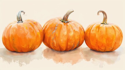 Obraz premium Seasonal Pumpkin Display