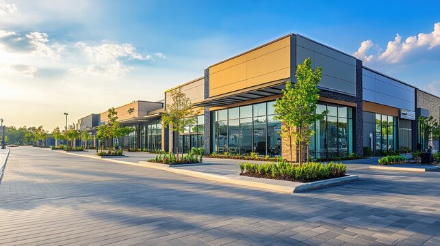Modern Retail Complex in Suburbia