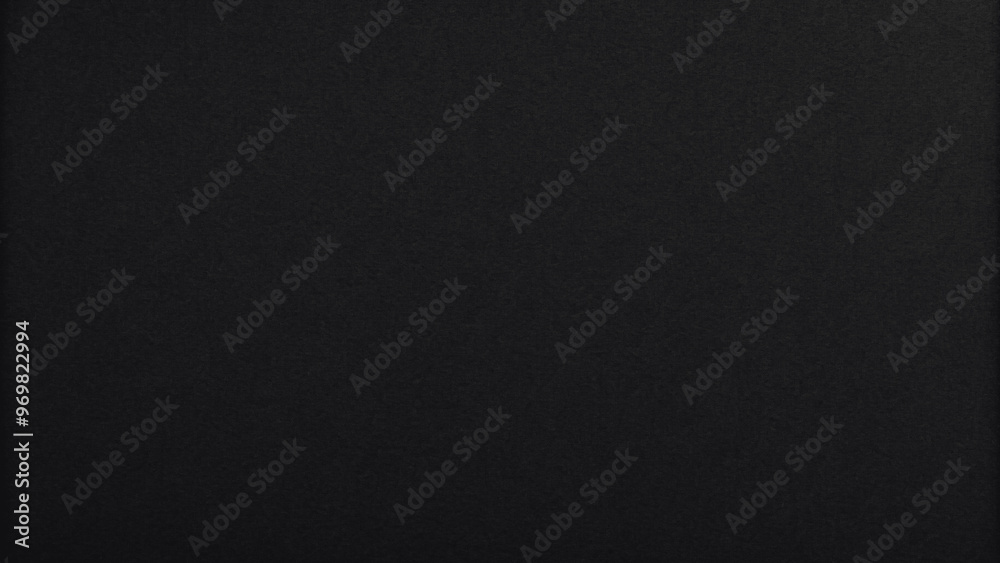 Wall mural solid matte black color background with a smooth texture