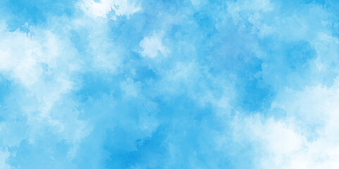  Abstract background with soft and bright watercolor,  Aquarelle paint blue paper textured canvas perfect for presentation,  Sky blue Aquarelle paint paper textured canvas element,