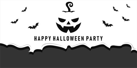 Cartoon monster face set. Vector set of some Halloween monster faces. Mock up for your design needs.