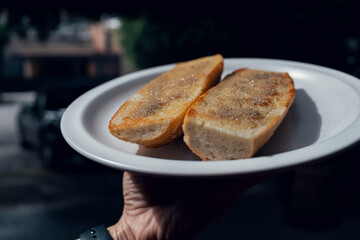 Platillo Mexicano molletes dulce o salado