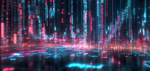 Global stock market analysis business finance chart illustrating digital profit growth and investment trends with financial data and forex trading statistics on technology backgrou