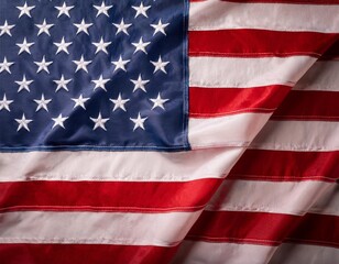 Representation of the American Flag for US National Loyalty Day Celebration