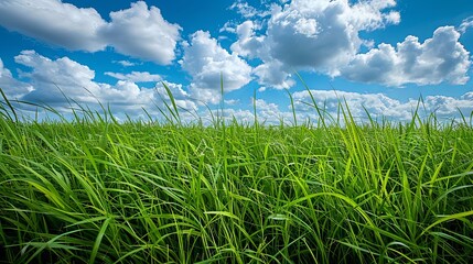 Obraz premium Grass and sky 