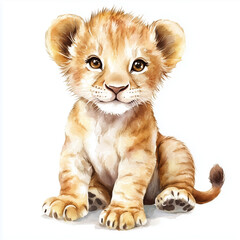 Obraz premium baby lion cub