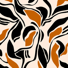 Abstract hand drawn decorative pattern. Vector Illustration.