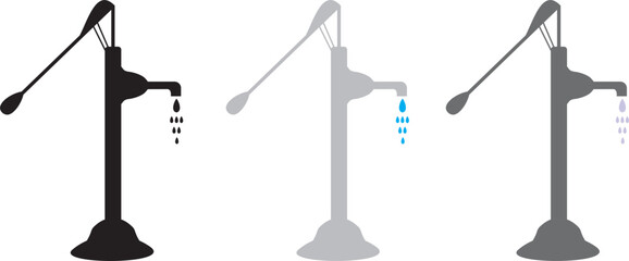 Water pump vector . Water pump design vector