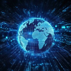 Fototapeta premium Global Digital Network