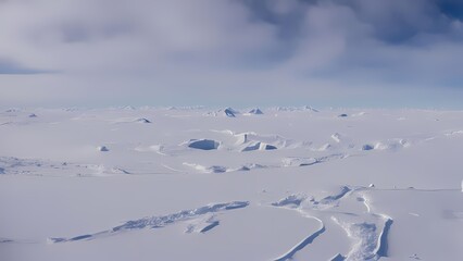 ski resort in winter