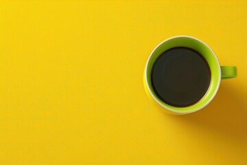 ceramic travel mug with a handle and a tight-fitting lid, isolated on a white background.. Beautiful simple AI generated image